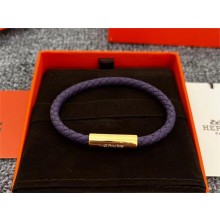 Hermes Goliath Code Bracelet purple/gold