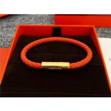 Hermes Goliath Code Bracelet red/gold