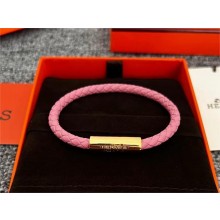 Hermes Goliath Code Bracelet pink/gold