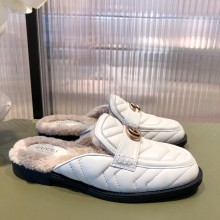 gucci Women's slipper with Double G 670400 white 2021
