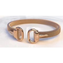 Gucci Garden Cuff Bracelet Pink Gold