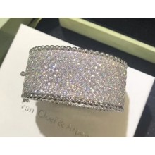 VanCleef&Arpels Cuff Bracelet with Crystal Silver 2018