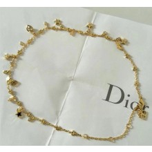 Dior Sous les Etoiles Choker Necklace in Gold/White Crystal 2018