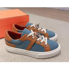 Hermes Day sneaker bleu clair / gold 2022