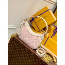 louis vuitton Monogram Empreinte leather Bagatelle BB bag m46113 rose beige