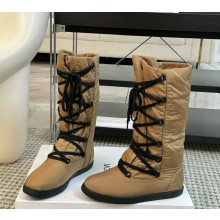 The Row Banana Nylon Lace-Up Boots brown 1107-2024