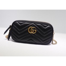 Gucci GG MARMONT MINI CHAIN BAG 546581 black 2024