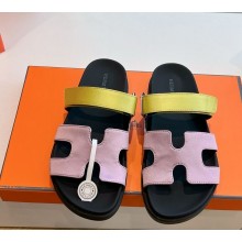 Hermès women/men Chypre calfskin sandals 02-2025 