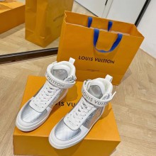 louis vuitton Boombox Sneaker Boot silver 2021