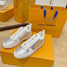 louis vuitton Boombox Sneakers silver 2021