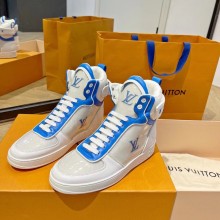 louis vuitton Boombox Sneaker Boot blue 2021