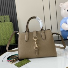 Gucci Jackie small tote bag IN GRAY leather 795349 2024