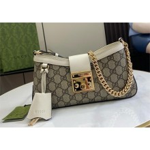 GUCCI Padlock GG SMALL shoulder bag 811705 WHITE 2024
