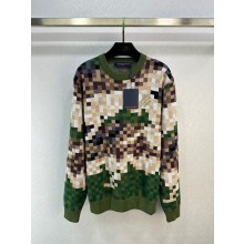 LOUIS VUITTON Damier Cotton Jacquard Pullover 1AFIVT 2024 spring