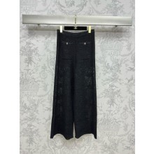 chanel Mixed Fibers Black PANTS P76849 2024