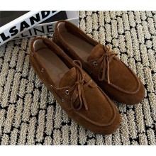 Miu Miu suede Loafers Coffee 2024