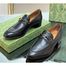 Gucci Men's loafer with Interlocking G black 738468 2023