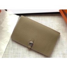 Hermes Dogon Duo Wallet in togo leather ETAIN