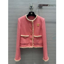 CHANEL pink jacket 2023