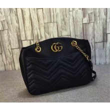 Gucci GG Marmont matelassé tote 443501 black
