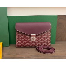 Goyard Chypre Wallet-Pouch bag Burgundy 2024
