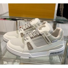 Louis Vuitton women/men 1ADEWF LV Trainer Sneaker Gray  2024