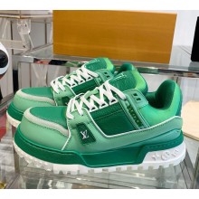 Louis Vuitton women/men 1ADH55  LV Trainer Maxi green 2024