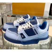 Louis Vuitton women/men 1ADH4Q  LV Trainer Maxi blue 2024