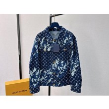 LOUIS VUITTON Monogram Printed Denim Jacket 1AF750 2024 spring