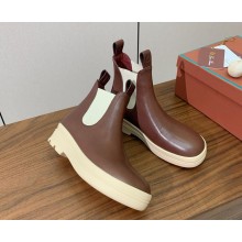 Loro piana Lakeside Ankle Boots In coffee calfskin 2024