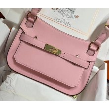 Hermes mini jypsiere bag in swift leather Pink with Gold Hardware (original quality+handmade)