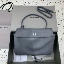 BALENCIAGA Women's Rodeo medium Handbag in gray/silver 2024