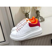 Alexander McQueen Oversized Women/Men Sneakers orange/pink 2023