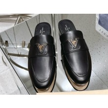 Louis Vuitton LV Capri mules black calfskin 2025