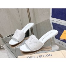 Louis Vuitton 1A9P06 Neo Revival Mule Perforated calf leather WHITE heel 5.5cm 2025