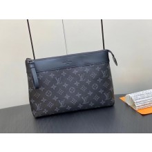 LOUIS VUITTON Monogram Eclipse Canvas POCHETTE VOYAGE SOUPLE M82543 2023