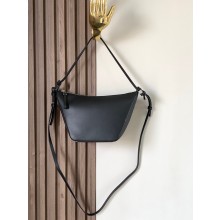 loewe Mini Hammock Hobo bag in classic calfskin black 2023