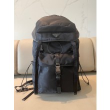 Prada tobacco re-nylon and Saffiano Leather backpack 2VZ079 BLACK 2020