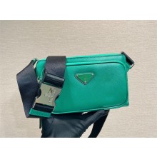 Prada Saffiano leather belt bag 2VH156 mango 2023