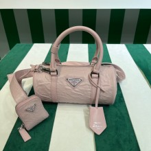 Prada Antique nappa leather handbag 1BA389 pink 2023