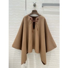 LORO PIANA cashmere jessi cape tan 2024