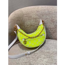 louis vuitton Monogram jacquard velvet loop bag M81484 YELLOW