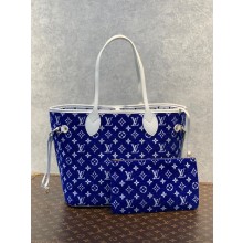 louis vuitton Neverfull MM M46220 blue 2022