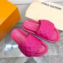 Louis Vuitton Pool Pillow Flat Comfort Mule hot pink 2023