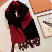 hermes multicolor wool scarf black/red 2023