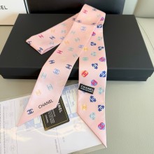 CHANEL Silk Twill Slim Bandeau 6x120cm 250306 03 2025
