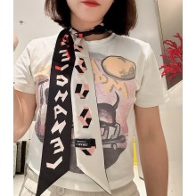 CHANEL Silk Twill Slim Bandeau 6x120cm 250306 07 2025