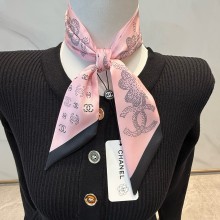 CHANEL Silk Twill Slim Bandeau 6x120cm 250306 11 2025