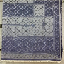 louis vuitton Denim Confidential Monogram Shawl blue M76692 2022