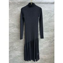 chanel Black WOOL DRESS P78421 2024